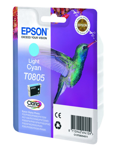 Epson Hummingbird Cartucho T0805 cian claro