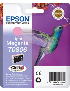 Epson Hummingbird Cartucho T0806 magenta claro