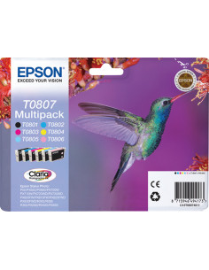 Epson Hummingbird Multipack T0807 6 colores