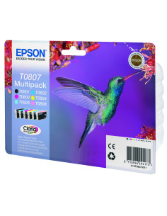 Epson Hummingbird Multipack T0807 6 colores 2