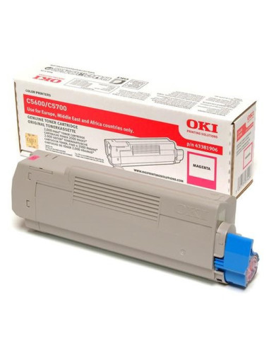 OKI 43381906 cartucho de tóner 1 pieza(s) Original Magenta