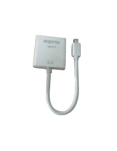 Approx appC13V2 0,18 m Mini DisplayPort VGA (D-Sub) Blanco