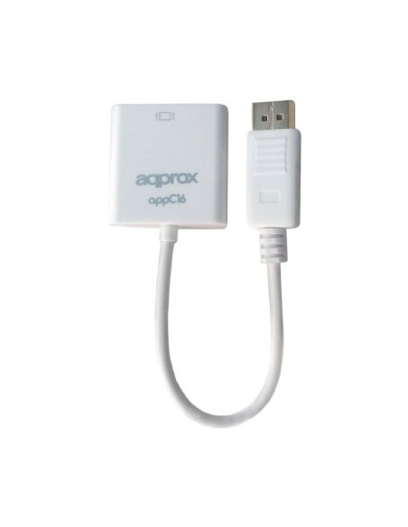 Approx appC16 DisplayPort HDMI tipo A (Estándar) Blanco