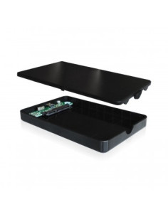 Ewent EW7030 caja para disco duro externo Caja de disco duro (HDD) Negro 2.5" 2