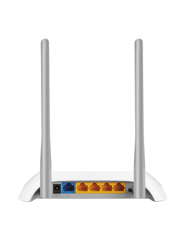TP-Link TL-WR840N router inalámbrico Ethernet rápido Banda única (2,4 GHz) Gris, Blanco