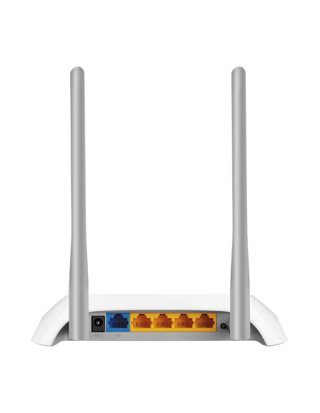 TP-Link TL-WR840N router inalámbrico Ethernet rápido Banda única (2,4 GHz) Gris, Blanco