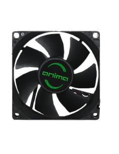 Tacens Anima AF8, ventilador para PC, 8cm, 12v, 12dB, 7 aspas, 1800 RPM, negro