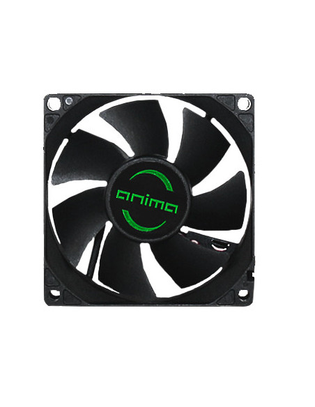 Tacens Anima AF8, ventilador para PC, 8cm, 12v, 12dB, 7 aspas, 1800 RPM, negro
