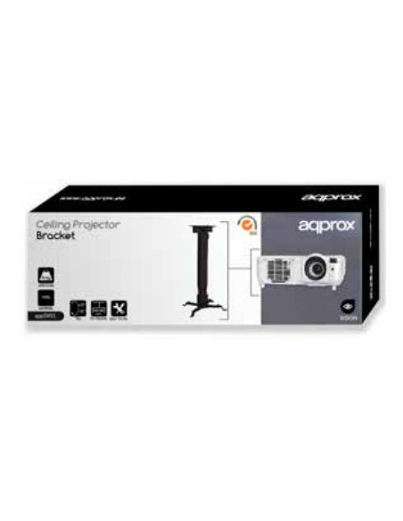 Approx APPSV01 montaje para projector Techo Negro