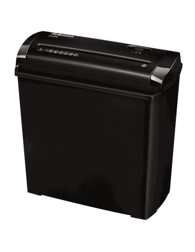 Fellowes P-25S triturador de papel Corte en tiras 22 cm Negro, Gris