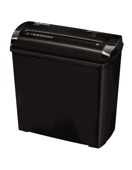 Fellowes P-25S triturador de papel Corte en tiras 22 cm Negro, Gris