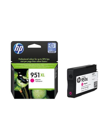 HP 951XL cartucho de tinta 1 pieza(s) Original Alto rendimiento (XL) Magenta