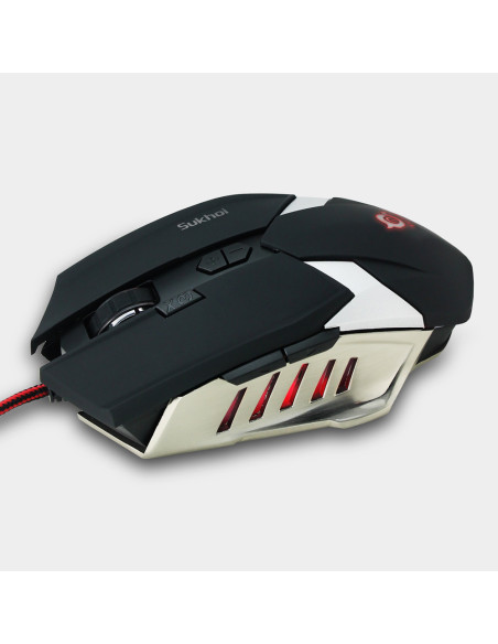 TALIUS raton gaming Sukhoi 2500DPI 8 botones black
