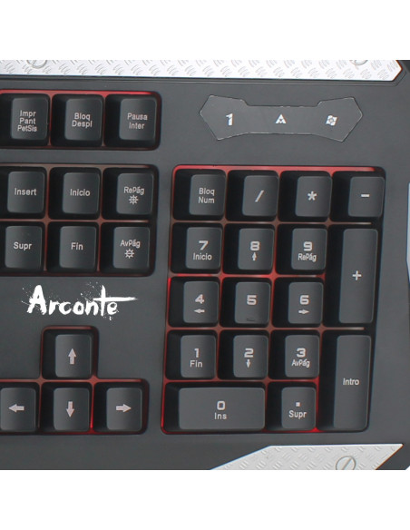 TALIUS teclado gaming Arconte USB black