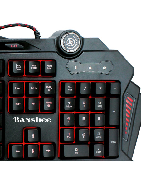 TALIUS teclado gaming Banshee USB black