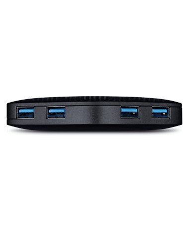 TP-Link UH400 hub de interfaz USB 3.2 Gen 1 (3.1 Gen 1) Type-A 5000 Mbit s Negro