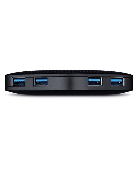 TP-Link UH400 hub de interfaz USB 3.2 Gen 1 (3.1 Gen 1) Type-A 5000 Mbit s Negro