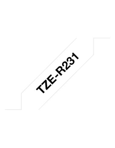 Brother TZE-R231 cinta para impresora de etiquetas Negro sobre blanco