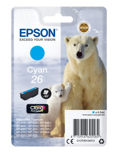 Epson Polar bear Cartucho 26 cian
