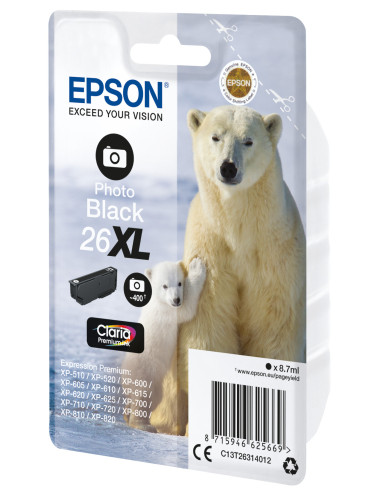 Epson Polar bear Cartucho 26XL negro foto