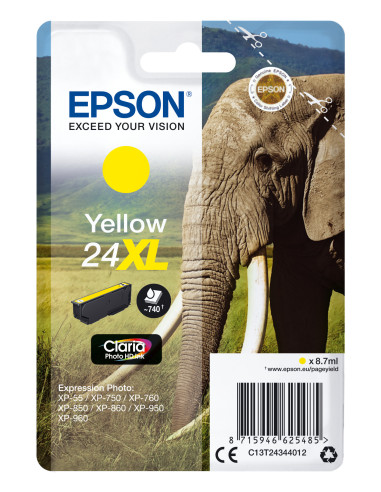 Epson Elephant Cartucho 24XL amarillo
