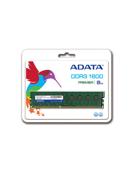 ADATA ADDU1600W8G11-S módulo de memoria 8 GB 1 x 8 GB DDR3L 240-pin DIMM