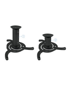TooQ SOPORTE UNIVERSAL DE TECHO GIRATORIO 360º PARA PROYECTOR NEGRO 2