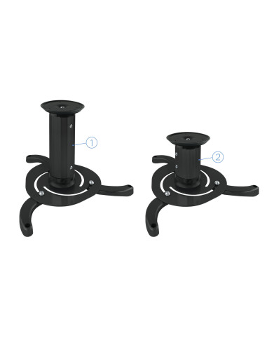 TooQ SOPORTE UNIVERSAL DE TECHO GIRATORIO 360º PARA PROYECTOR NEGRO