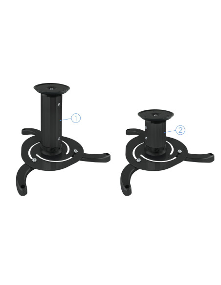 TooQ SOPORTE UNIVERSAL DE TECHO GIRATORIO 360º PARA PROYECTOR NEGRO