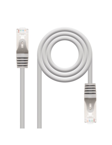 Nanocable 10m Cat6e cable de red Gris F UTP (FTP)