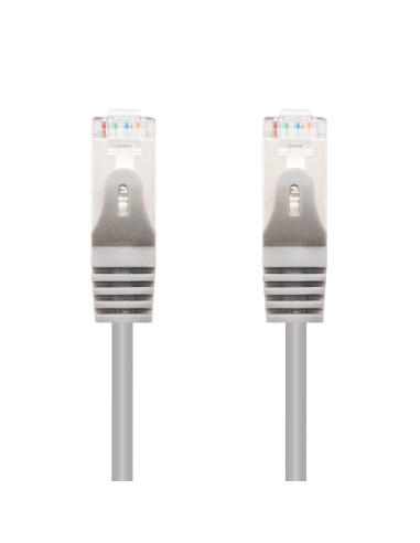 Nanocable 10m Cat6e cable de red Gris F UTP (FTP)