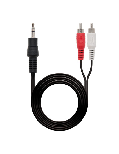 Nanocable CABLE AUDIO ESTEREO 3.5 M-2xRCA M 3.0 M