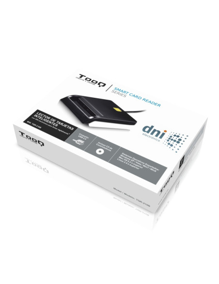 TooQ LECTOR DE TARJETA DNIe EXTERNO USB 2.0 NEGRO