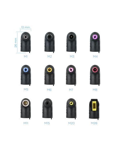 TooQ TQLC-90BS02AT adaptador e inversor de corriente Interior 90 W Negro
