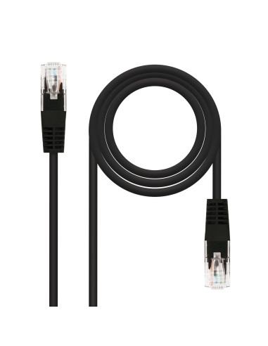 Nanocable 10.20.0401-BK cable de red Negro 1 m Cat6e U UTP (UTP)