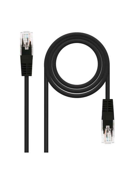 Nanocable 10.20.0401-BK cable de red Negro 1 m Cat6e U UTP (UTP)