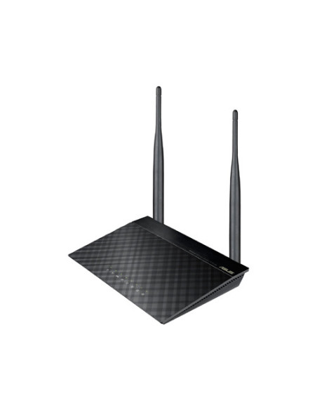 ASUS RT-N12E C1 N300 router inalámbrico Ethernet rápido Banda única (2,4 GHz) Negro, Metálico