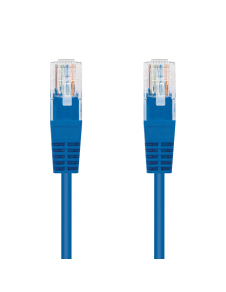Nanocable CABLE RED LATIGUILLO RJ45 CAT.6 UTP AWG24, AZUL, 2.0 M