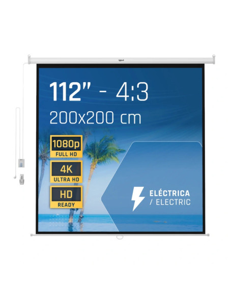 iggual Pantalla Elec. 200x200cm