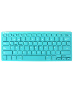 SilverHT Teclado Wireless Inalámbrico Colors edition Turquesa