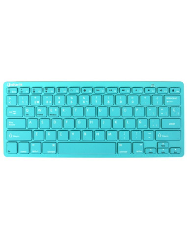 SilverHT Teclado Wireless Inalámbrico Colors edition Turquesa