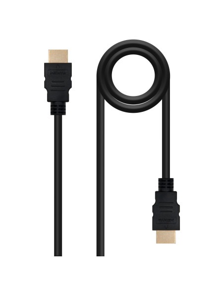 Nanocable HDMI, 5m cable HDMI HDMI tipo A (Estándar) Negro
