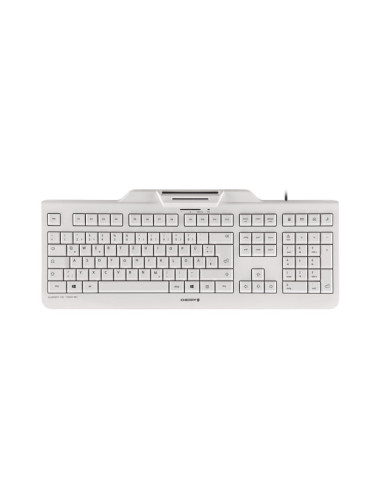 CHERRY KC 1000 SC teclado Universal USB QWERTY Español Gris