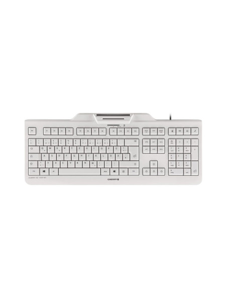 CHERRY KC 1000 SC teclado Universal USB QWERTY Español Gris