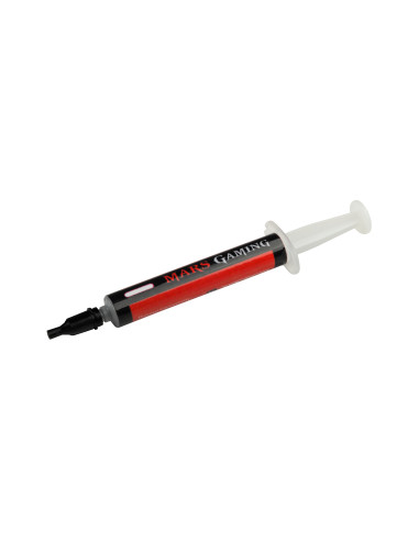 Mars Gaming MT1 - Pasta térmica para ordenador (3 gramos, 9W conductividad termal, soporta temperaturas entre 50 y 250 grados,