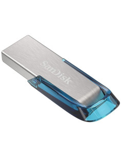 SanDisk Ultra Flair unidad flash USB 32 GB USB tipo A 3.2 Gen 1 (3.1 Gen 1) Azul, Plata 2