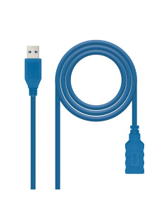 Nanocable 10.01.0901-BL cable USB USB 3.2 Gen 1 (3.1 Gen 1) 1 m USB A Azul