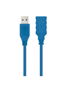 Nanocable 10.01.0901-BL cable USB USB 3.2 Gen 1 (3.1 Gen 1) 1 m USB A Azul 2