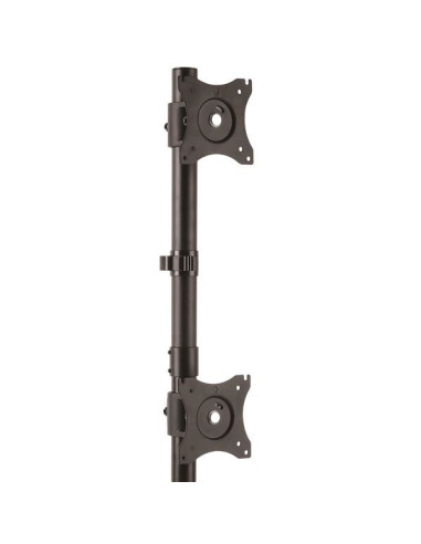 StarTech.com Soporte Vertical de Acero de Servicio Pesado para dos Monitores - Base Ajustable VESA para Pantallas de hasta 27