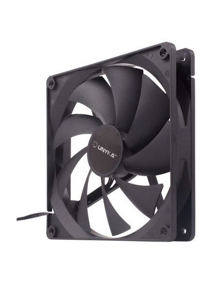 UNYKAch 140 mm Carcasa del ordenador Ventilador 14 cm Negro